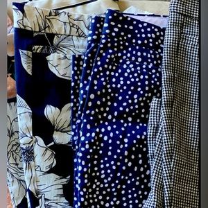 Bundle 4 Banana Republic Logan Pants size 0P and 2P